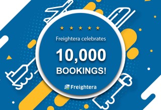Freightera celebrates 10,000 shipments