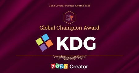 KDG Global Champion Award Banner