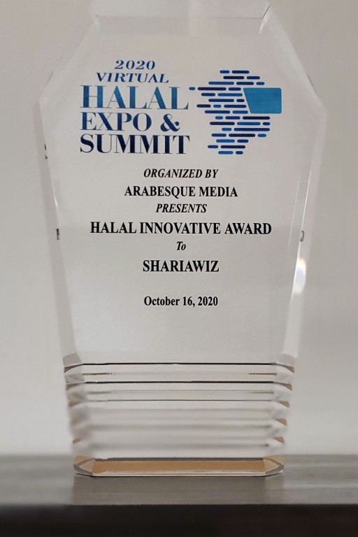 Shariawiz Honored as the Best Innovative Halal Solution at the Halal Expo and Summit 2020