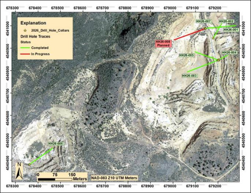 Four Nines Gold Intersects Two Mineralized Zones in First Hayden Hill Drill Hole, Confirming Geological Model