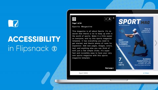 Flipsnack, the First Publishing Platform to Enable Accessibility; Now People With Eyesight Disabilities Can Enjoy Digital Publications