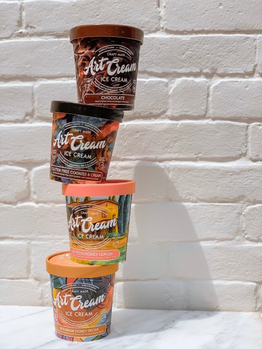 New Organic Ice Cream Combines Exotic and Traditional Flavors With Art