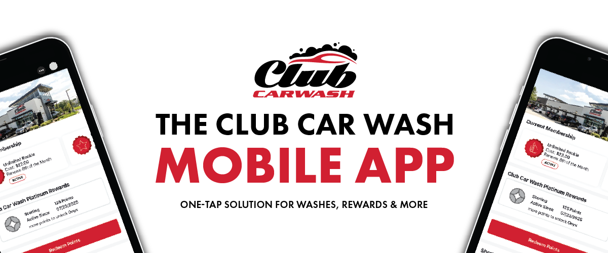 The Club Car Wash Mobile App