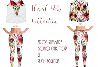 Doe Summer - Watercolor Floral Boho Collection