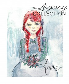Anne of Green Gables in watercolor
