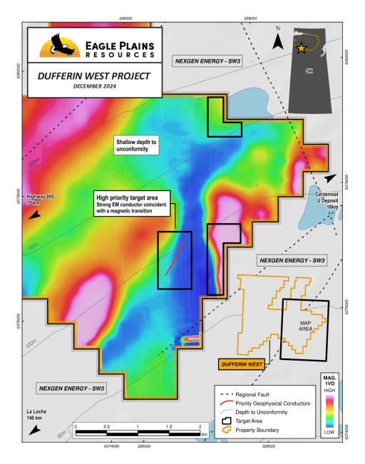 Eagle Plains and Partner Refined Energy Receive Permit for Drilling at Dufferin West Uranium Property, Saskatchewan