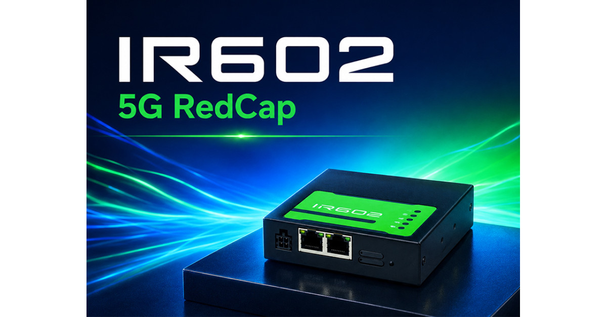 Coming soon: InHand Networks Previews the IR602 5G RedCap Industrial Router for the U.S. Market