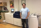 Wayne Herman's digital print, design and marketing center in Brooklyn is equipped with a state-of-the-art Xerox Versant 80 digital press.
