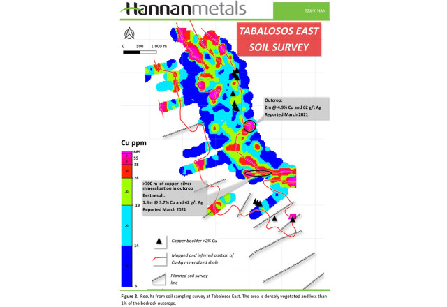Hannan Metals Ltd., Monday, August 9, 2021, Press release picture
