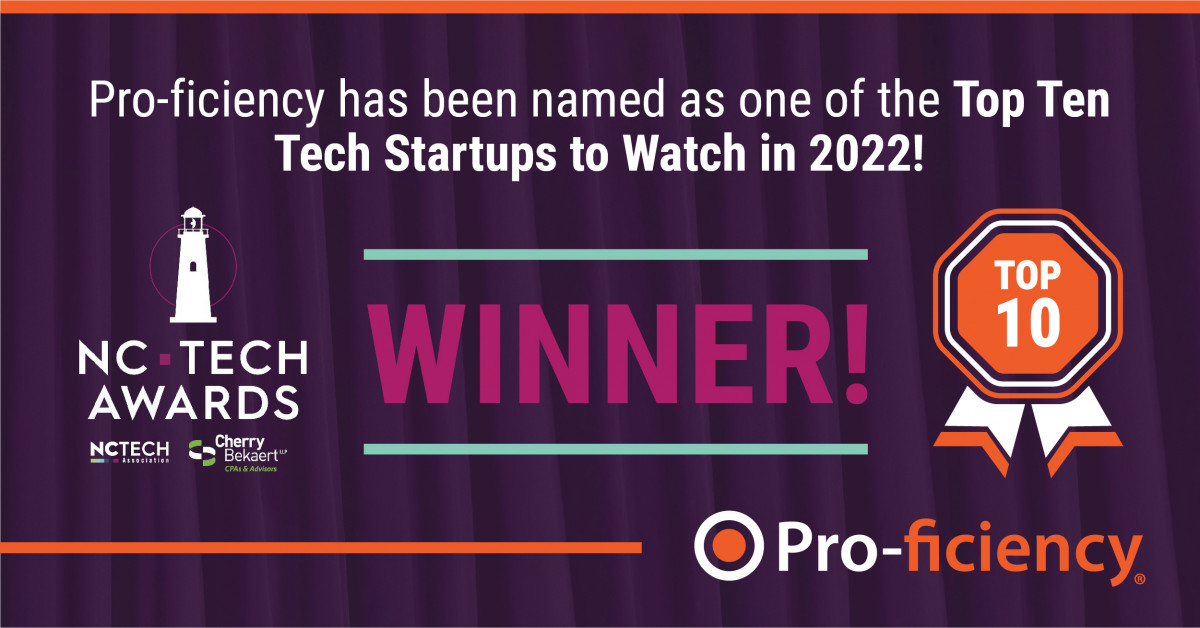 Pro-ficiency has been selected as a 'Top Ten Tech Startup to Watch in ...