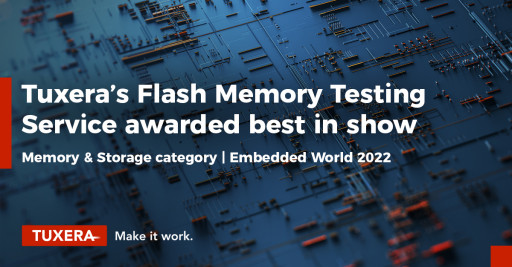Tuxera Wins 'Best in Show' for Flash Memory Testing Services from Embedded Computing Design