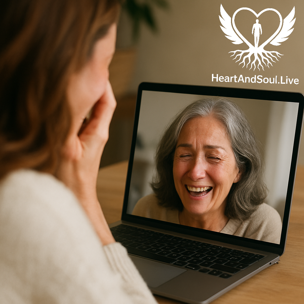 A Daughter Reconnects with Her Mother's Essence Through HeartAndSoul.live