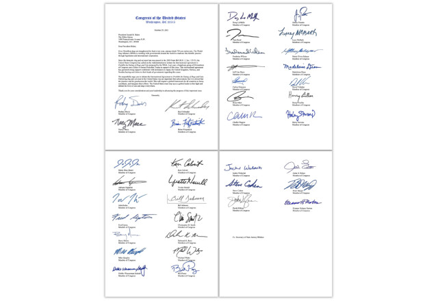 Bipartisan letter to President Biden