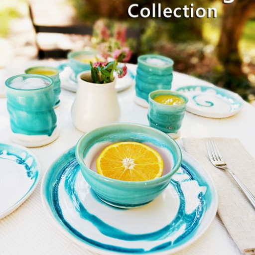 Marie Kennedy Pottery Announces Launch of  "Water's Edge Collection" Capturing the Relaxed Feeling of Vacation