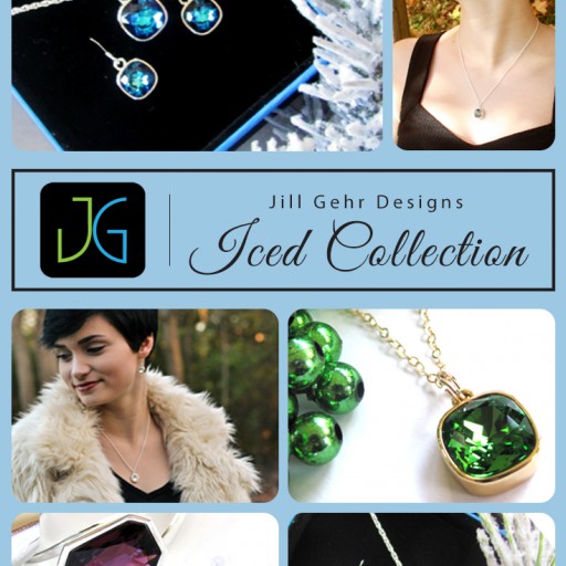Jill Gehr Designs New Swarovski Crystal Rhinestone Holiday 2016 Iced Collection is Revealed