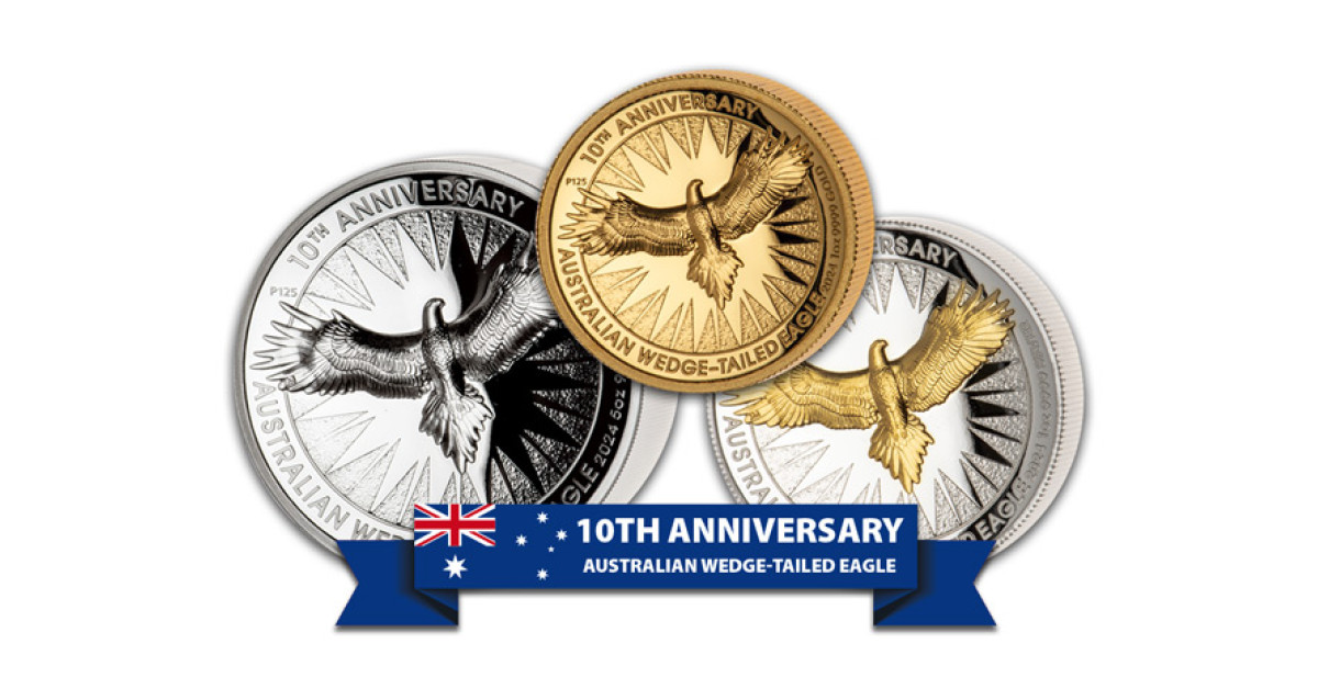 Announcing 2024 Australian Tenth Anniversary WedgeTailed Eagle Proofs