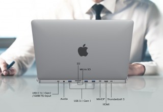 DGRule introduces invisible hub for MacBook Pro.