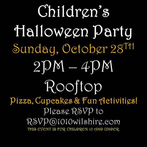 TenTen Wilshire Hosts Spooky Children's Halloween Party