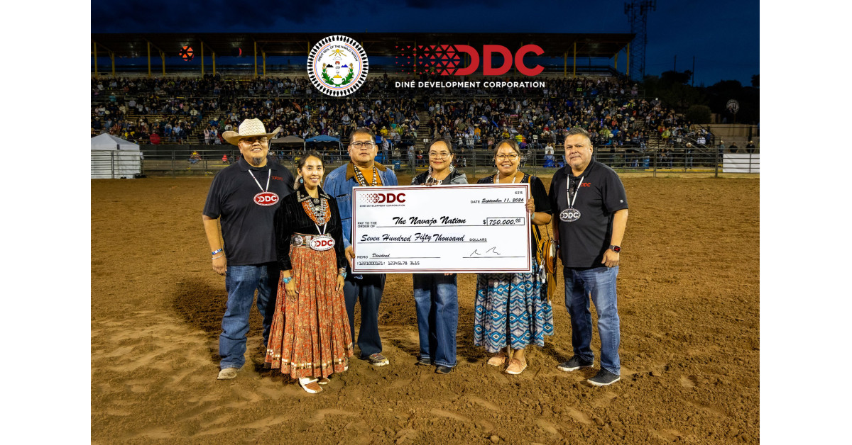 Diné Development Corporation Presents $750,000 Dividend to Navajo Nation