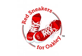 Red Sneakers for Oakley Logo