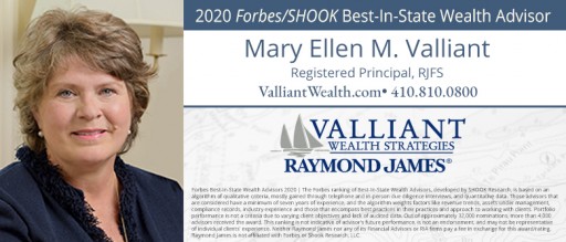 Valliant Wealth Strategies' Mary Ellen Valliant Named to Forbes' List of Top Wealth Advisors