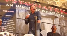 Dr. Koos Marais reveals the sordid history of psychiatry and its complicity in the policies of apartheid South Africa at the opening of the Citizens Commission on Human Rights traveling exhibit in Cape Town in November 2016.