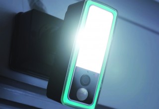 Ultra-Bright Floodlight with Audible and Visual Alarms