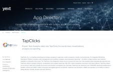 TapClicks on Yext App Directory