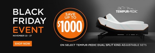 Mattress Kings in Miami Has an Upcoming Black Friday Sale, Up to $1000 Off TEMPUR-PEDIC Dual Split King Adjustable Sets