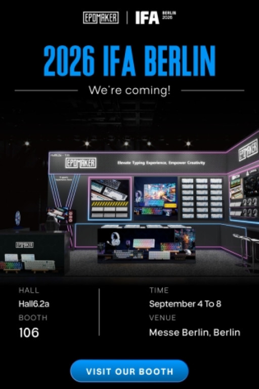 Epomaker Showcases Expanding Peripheral Ecosystem at IFA 2026