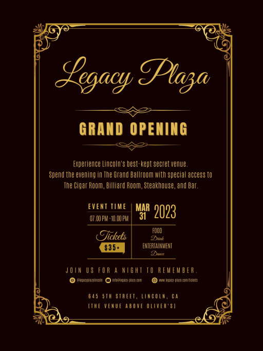 Historic Venue Rebranded as Legacy Plaza