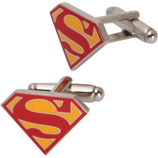 Red And Yellow Trendy & Stylish Superman Cufflink