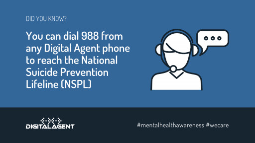 Digital Agent Enables 988 Suicide Prevention Number