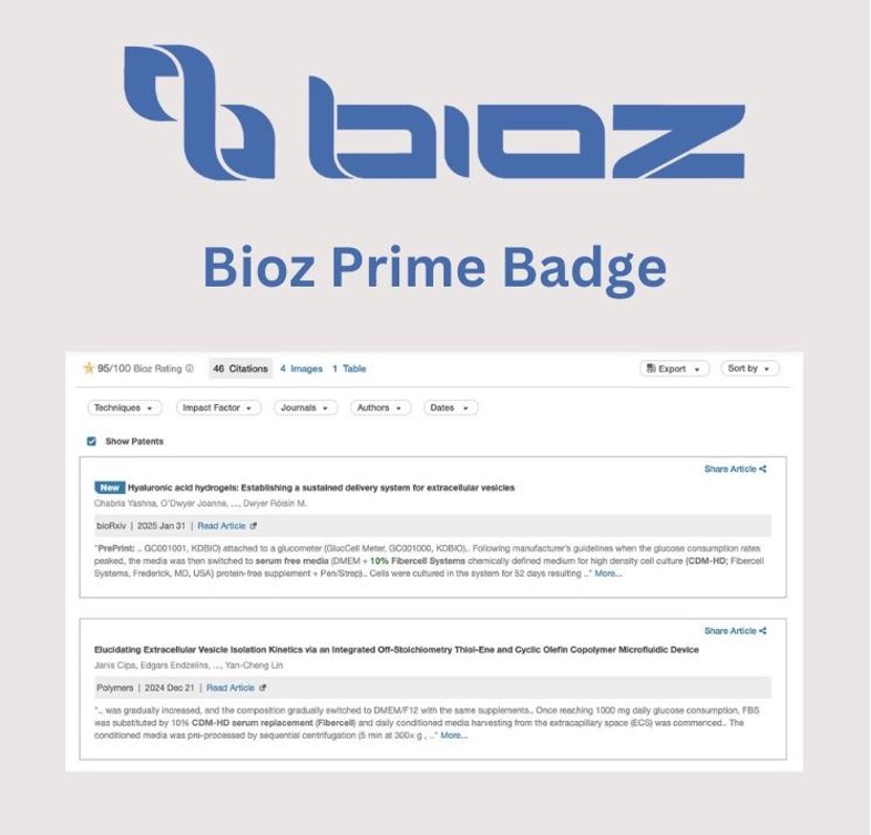 Bioz Prime Badge