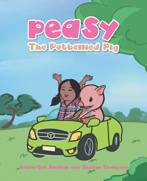 Author Debra-Dee Shelton and Sharon Thompson's new book, 'Peasy the Potbellied Pig' is a delightful tale of a little pig's busy day home alone