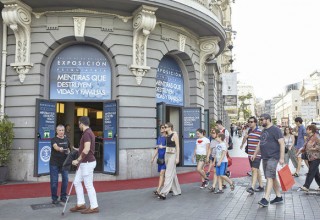 The exhibit welcomed close to 2,000 visitors in Madrid