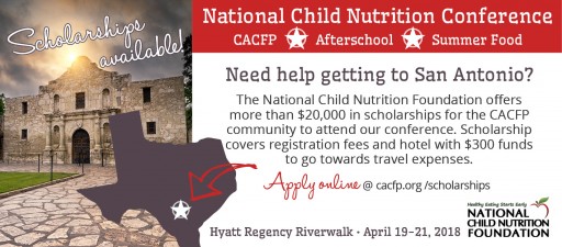 National Child Nutrition Foundation to Award $20,000 in Scholarships for Professional Development