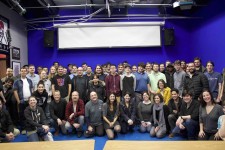 'Atypical' staff meets with Exceptional Minds artists and animators.