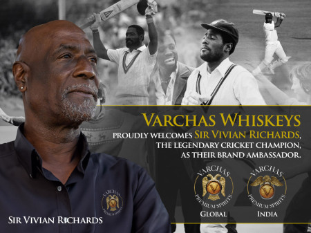Varchas Whiskeys Brand Ambassador Sir Vivian Richards