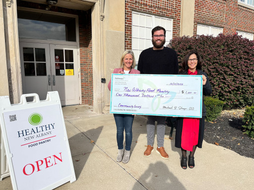 Pathways Financial Credit Union Announces $1,000 Donation to the New Albany Food Pantry