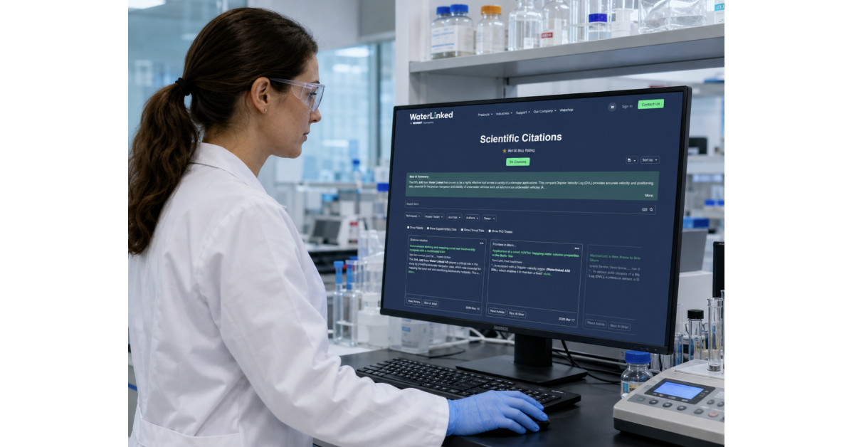 Water Linked Uses Bioz Badges to Connect Subsea Engineers with Published Research