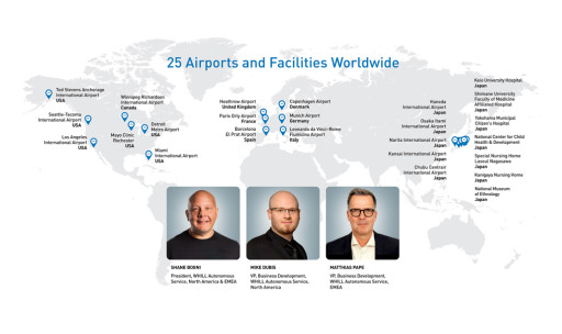 WHILL Accelerates Global Expansion Across North America, EMEA, and Asia, Reaching 25 Airports and Facilities Worldwide