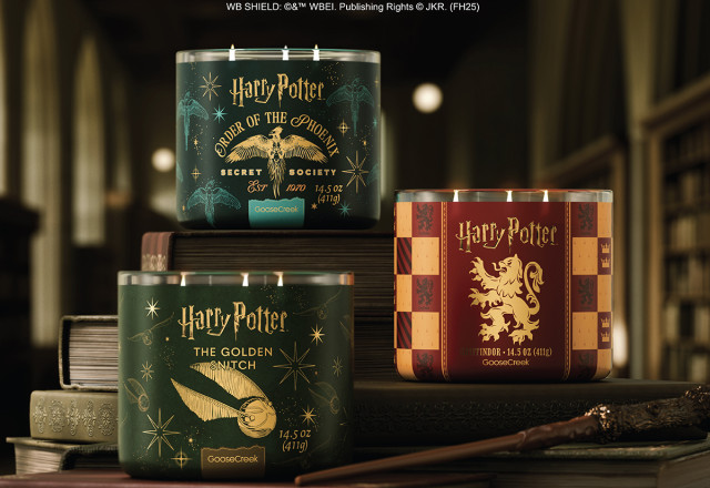 Harry Potter candle collection by Goose Creek