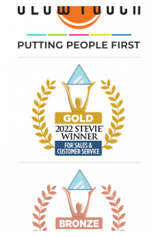 GlowTouch Wins Gold and Bronze Stevie® Awards