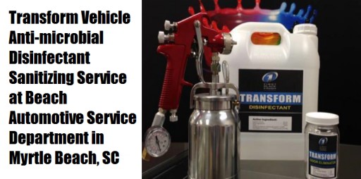 Beach Automotive Group in Myrtle Beach, SC Offers Vehicle Sanitizing Service