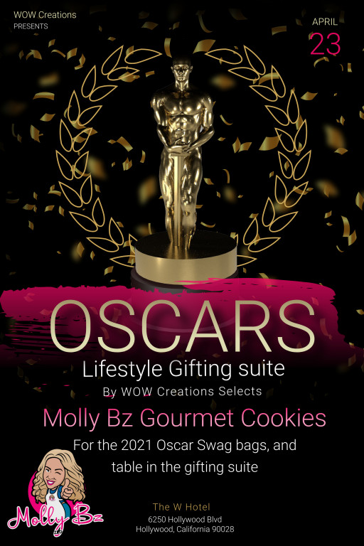 Molly Bz Selected by WOW! Creations for Oscar Gift Bags April 2021