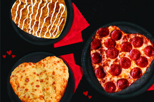 It's Love at First Bite With the Heart-Shaped Pizza from Jet's Pizza®