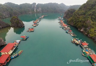 Floating fishing village in Halong Bay - Halong Bay Tours