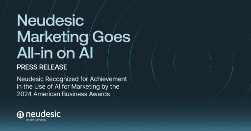 Neudesic Recognized for Achievement in the Use of AI for Marketing by the 2024 American Business Awards