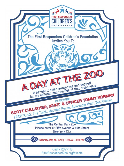 'A Day at the Zoo' Fundraising Event for the First Responders Children's Foundation Will Honor Two Remarkable Individuals